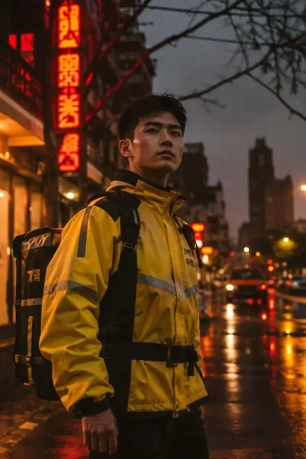 外卖小哥的翻身局短剧海报，逆袭题材，76集