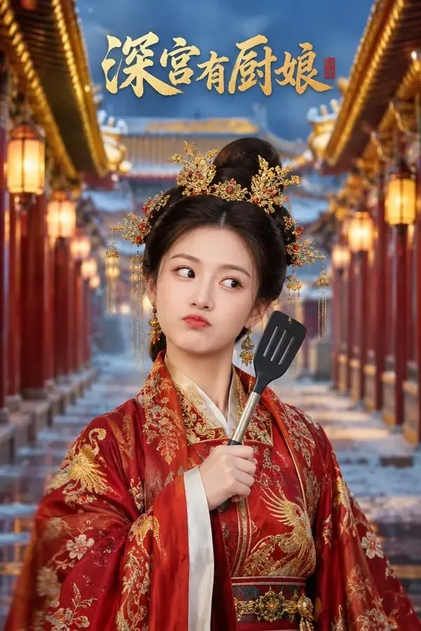 穿越成皇后娘娘短剧海报，穿越重生题材，60集